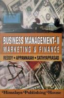 Business Management-II: Marketing and Finance