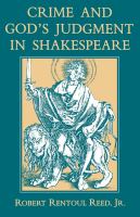 Crime and God's judgment in Shakespeare /