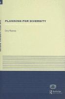 Planning for Diversity : Policy and Planning in a World of Difference.