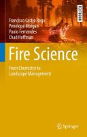 Fire Science From Chemistry to Landscape Management /