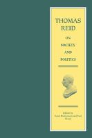 Thomas Reid on society and politics /