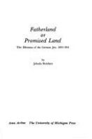 Fatherland or promised land : the dilemma of the German Jew, 1893-1914 /