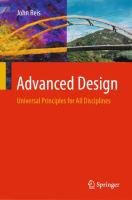 Advanced Design Universal Principles for All Disciplines /