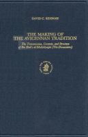 The making of the Avicennan tradition the transmission, contents, and structure of Ibn Sīnā's al-Mubāḥat̲āt (The discussions) /