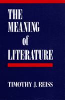 The meaning of literature /