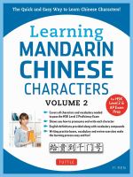 Learning Mandarin Chinese characters.