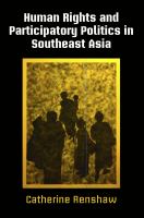 Human rights and participatory politics in Southeast Asia /