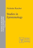 Studies in Epistemology.