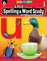 180 days of spelling & word study for first grade