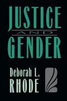 Justice and Gender : Sex Discrimination and the Law.