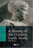 A history of the classical Greek world : 478-323 B.C. /