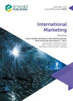 Cause-Related Marketing in International Business : What Works and What Doesn't? - Part 1.