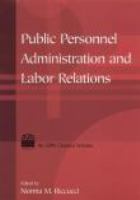 Public Personnel Administration and Labor Relations.