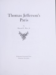 Thomas Jefferson's Paris /