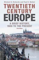 Twentieth-century Europe a brief history, 1900 to the present /