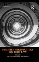 Feminist Perspectives on Tort Law.
