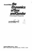 The dynamics of sex and gender : a sociological perspective /