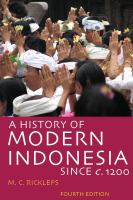 A history of modern Indonesia since c.1200 /