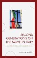 Second generations on the move in Italy children of immigrants coming of age /