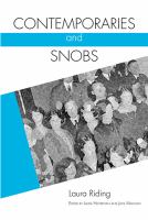 Contemporaries and snobs /