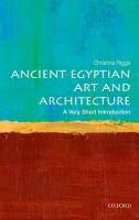 Ancient Egyptian art and architecture : a very short introduction /