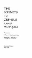 The sonnets to Orpheus /