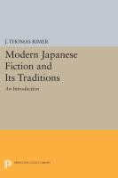 Modern Japanese Fiction and Its Traditions : an Introduction.