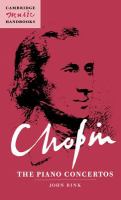 Chopin, the piano concertos /