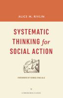 Systematic thinking for social action /