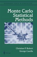 Monte Carlo Statistical Methods.