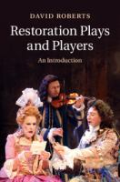 Restoration plays and players : an introduction /