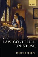 The law-governed universe /