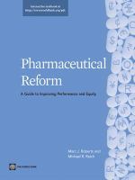 Pharmaceutical reform a guide to improving performance and equity /