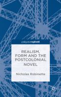 Realism, form and the postcolonial novel