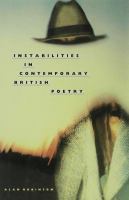 Instabilities in contemporary British poetry /