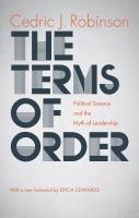 The terms of order : political science and the myth of leadership /