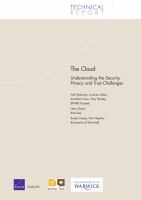 Cloud : Understanding the Security, Privacy and Trust Challenges.