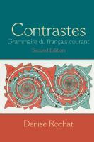 Contrastes : grammaire du français courant /