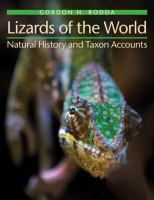 Lizards of the World Natural History and Taxon Accounts /