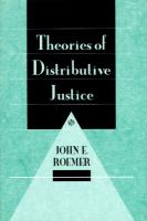 Theories of distributive justice /