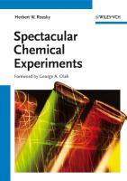 Spectacular chemical experiments /