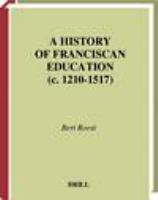 A history of Franciscan education (c. 1210-1517)