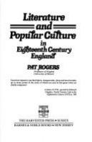 Literature and popular culture in eighteenth century England /