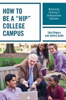 How to be a "HIP" College Campus : Maximizing Learning in Undergraduate Education.