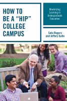 How to be a "HIP" college campus maximizing learning in undergraduate education /