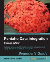 Pentaho Data Integration Beginner's Guide.