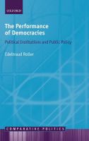 The performance of democracies : political institutions and public policies /