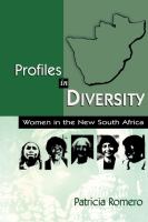 Profiles in diversity women in the new South Africa /