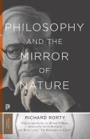 Philosophy and the mirror of nature /
