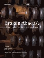 Broken abacus? a more accurate gauge of China's economy /